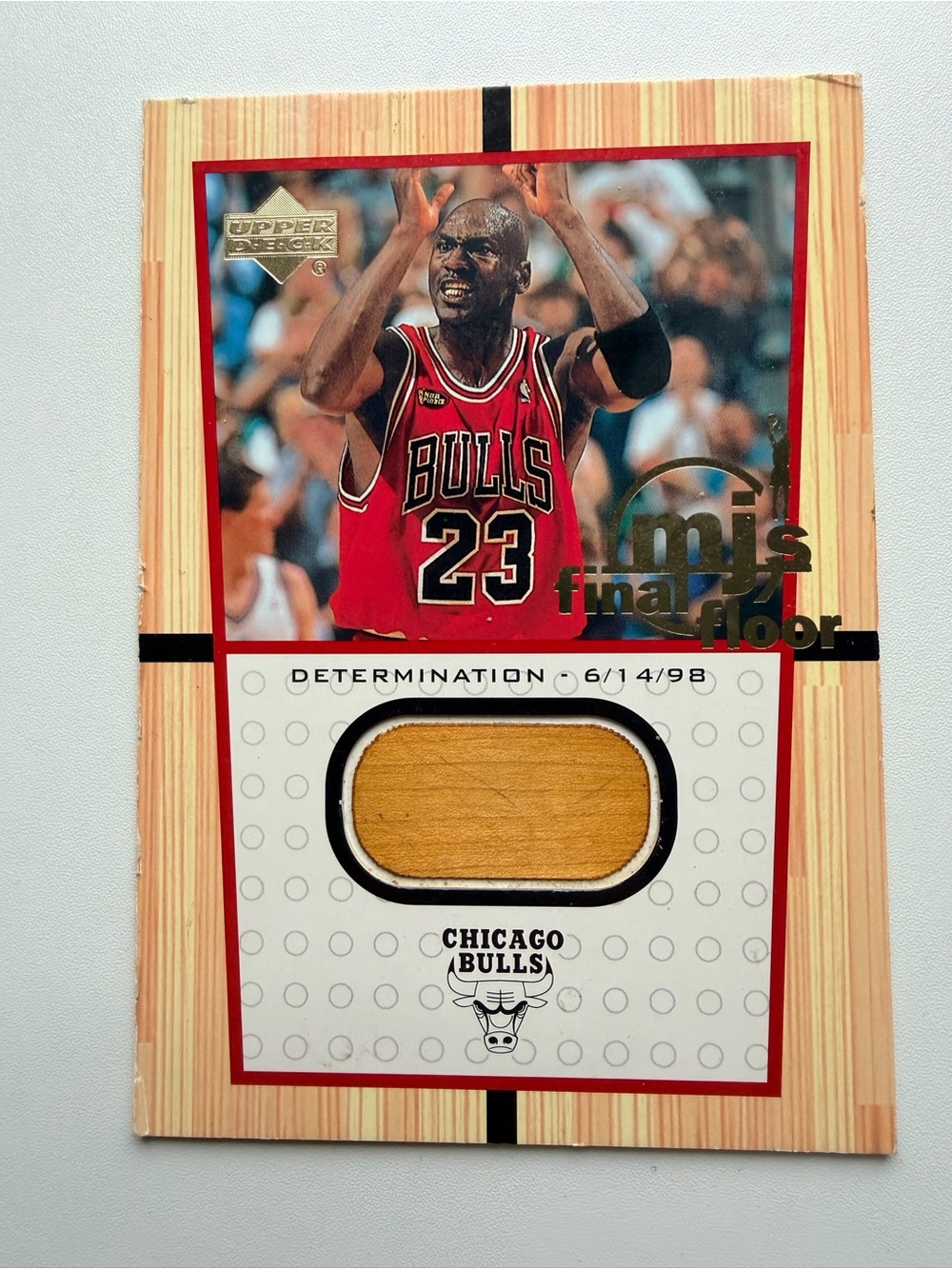 2000 MJ Final Floor Jumbo Relic Michael Jordan